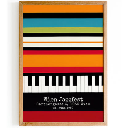 Wien Jazzfest Music Art Print