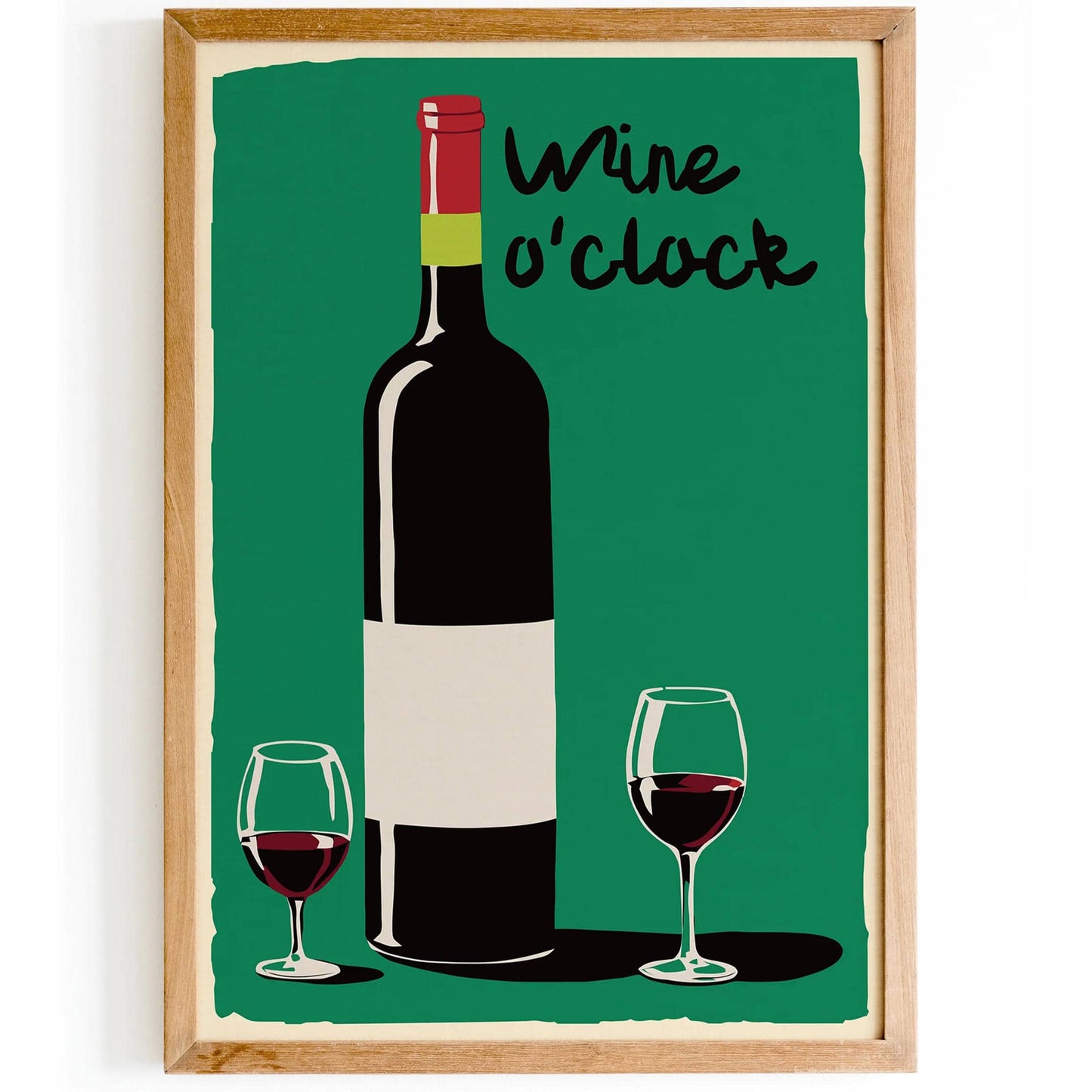 Wine O'clock Cute Poster