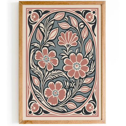 Rococo Floral Composition Art Print