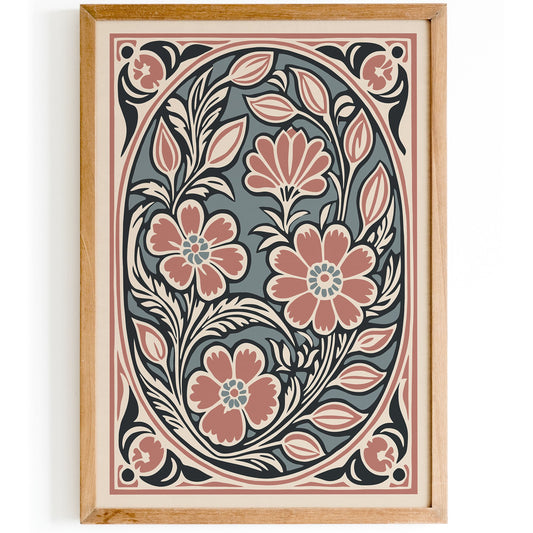 Rococo Floral Composition Art Print