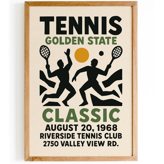 Tennis Classic Poster Print