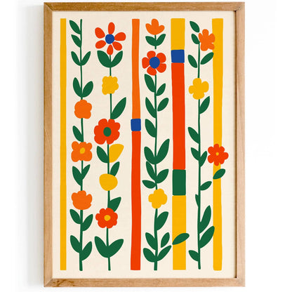 Colorful Abstract Nature Wall Art Print