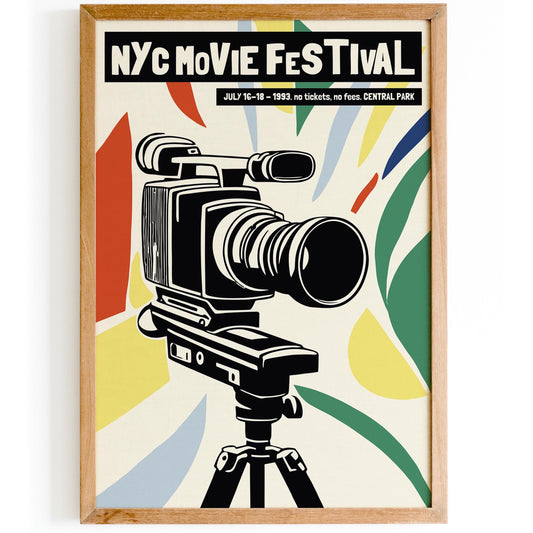 NYC Movie Festival Wall Art