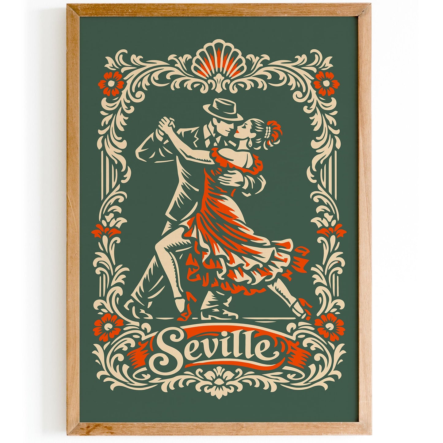 Seville City of Tango Poster Print