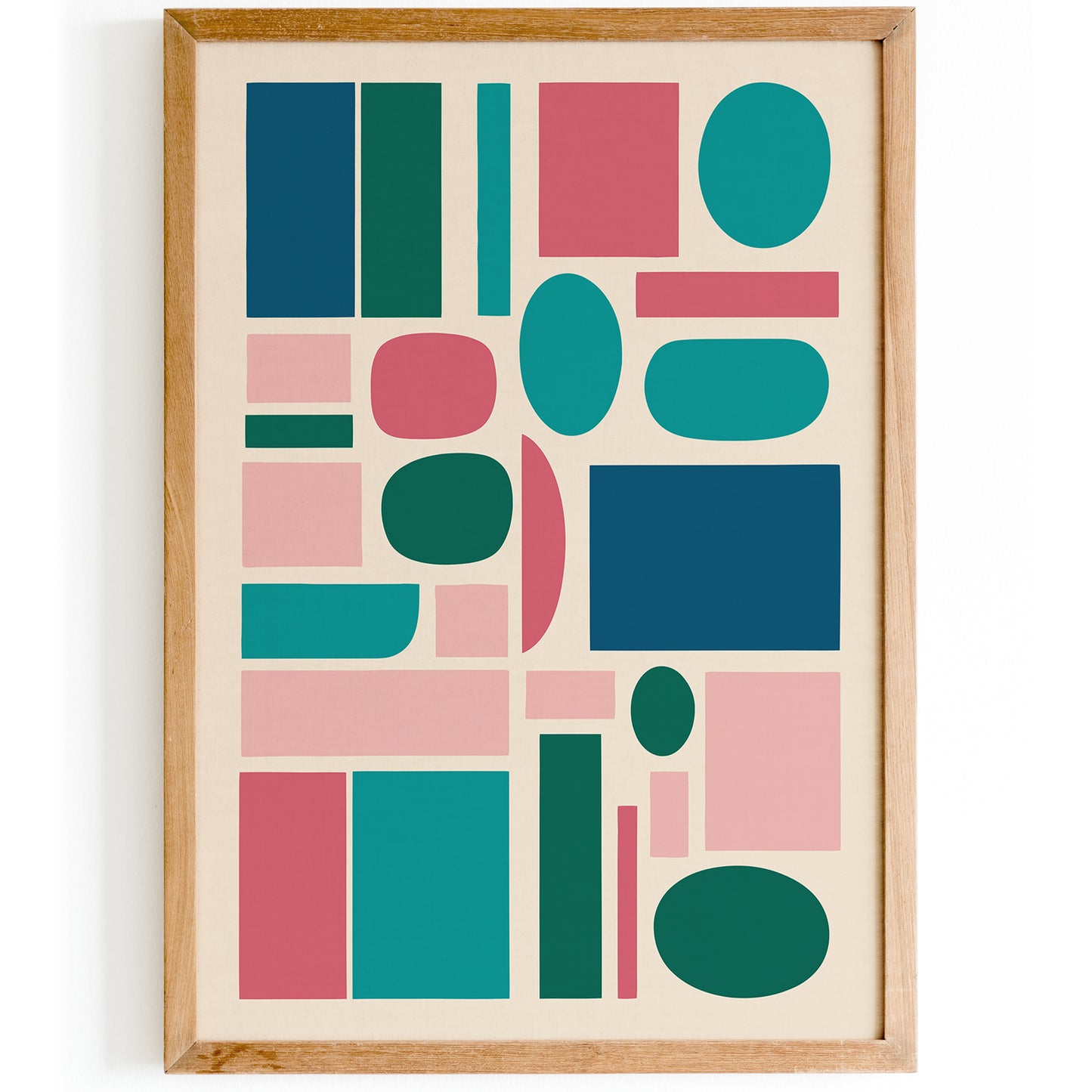 Mid Century Modern Abstract Art Print