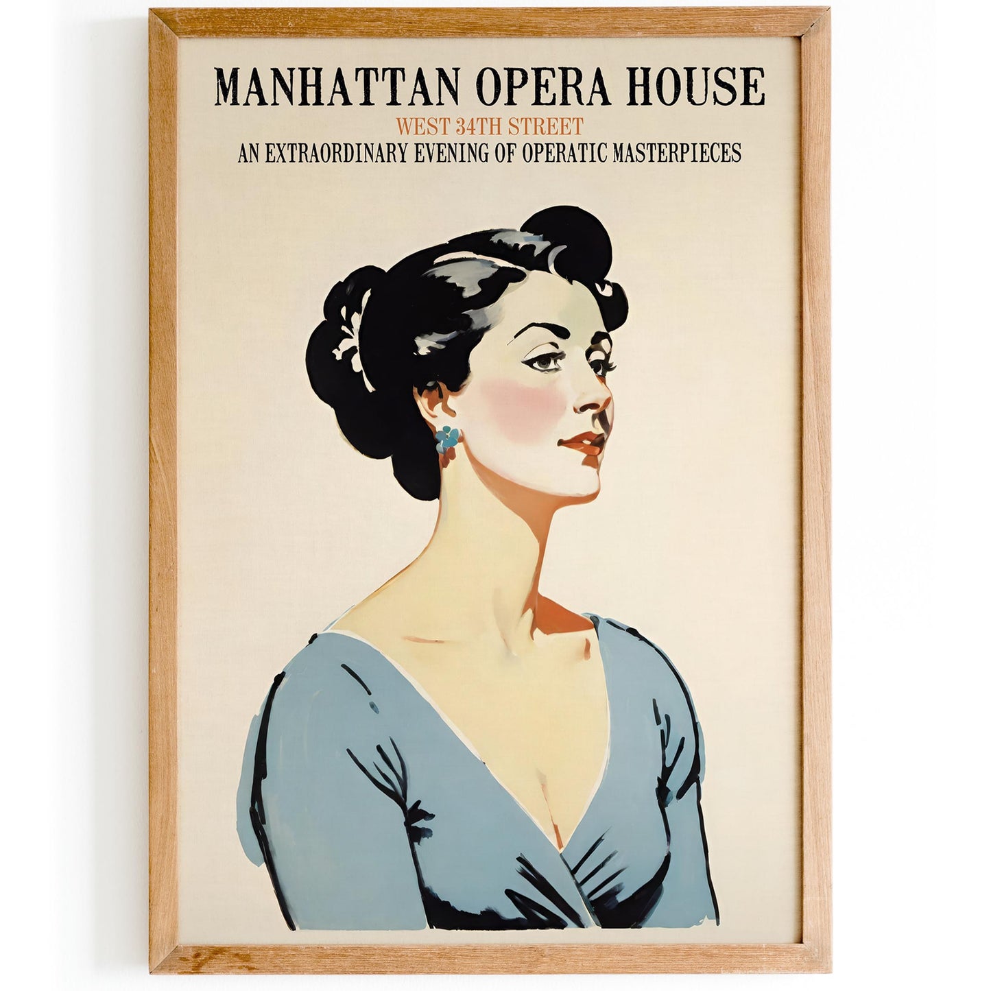 Classic Opera Diva Print