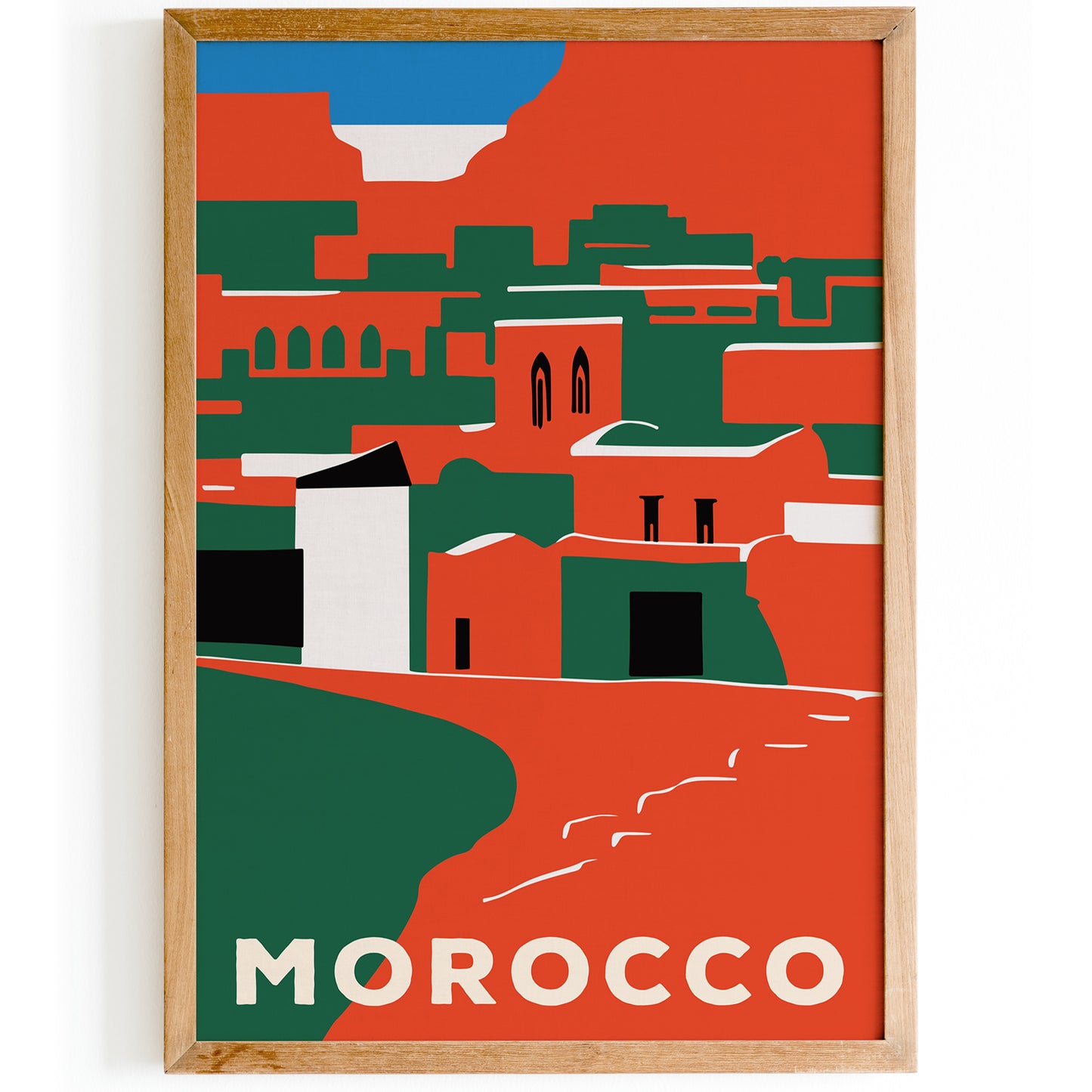 Morocco Travel Poster