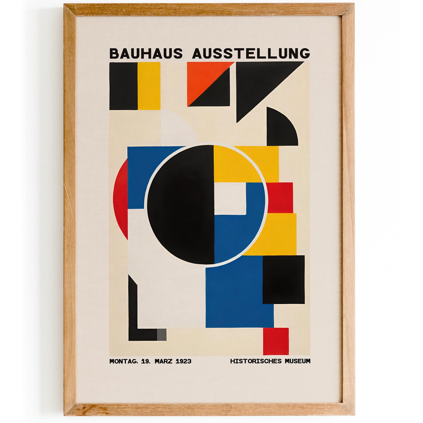 Retro Bauhaus Museum Poster Print