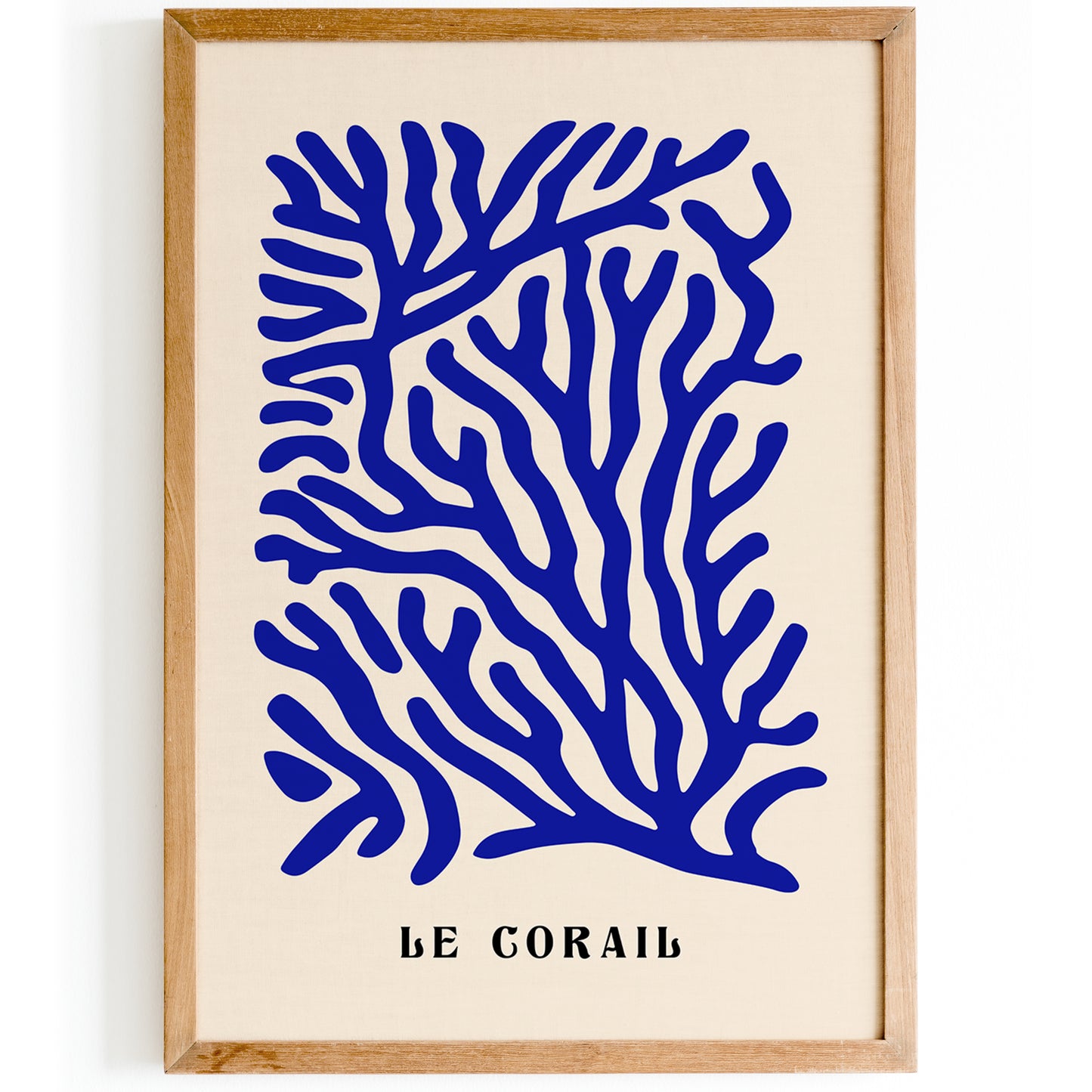 Blue Coral Poster