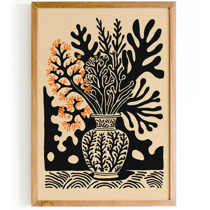 Floral Vase Art Poster