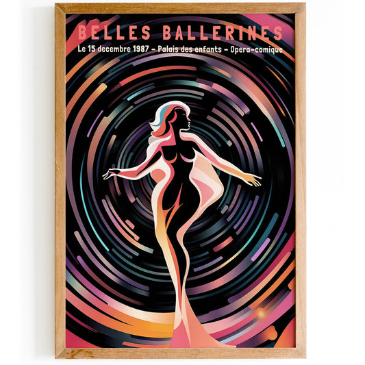 1987 Contemporary Ballet French Poster