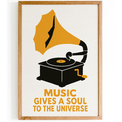 Music Gives Soul Poster
