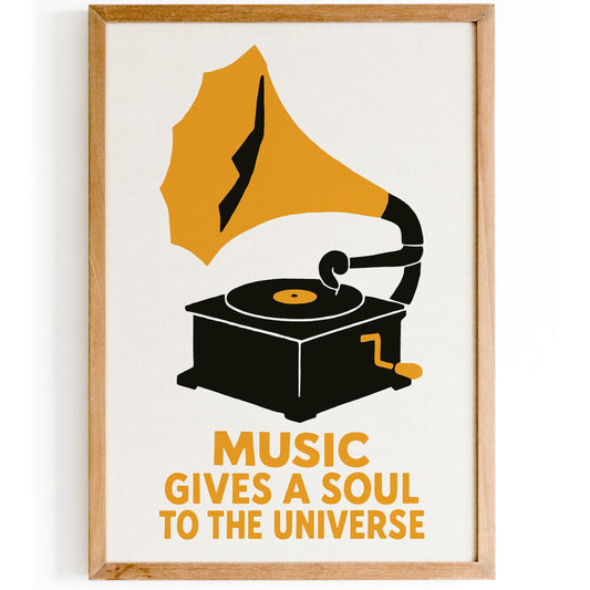 Music Gives Soul Poster