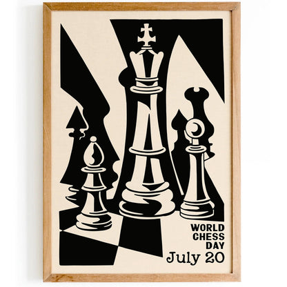 World Chess Day July 20 Poster
