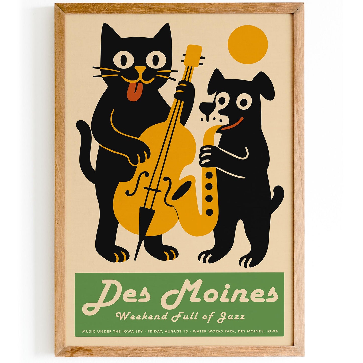 Des Moines Iowa Jazz Festival Poster