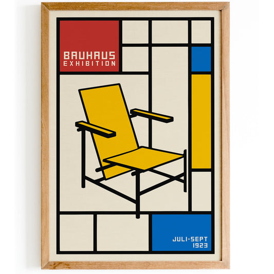 Bauhaus Exhibition Chair Poster