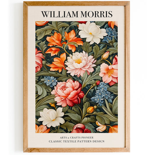 Botanic Beauty: William Morris Floral Deco Poster