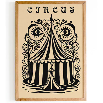 Circus Vintage Festival Poster