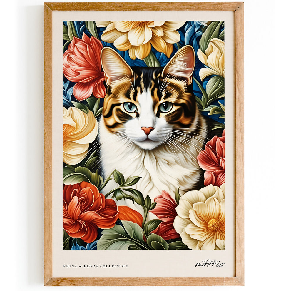 William Morris Cat Poster – HypeSheriff