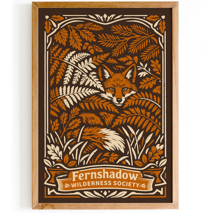Fernshadow Wilderness Society Art Poster
