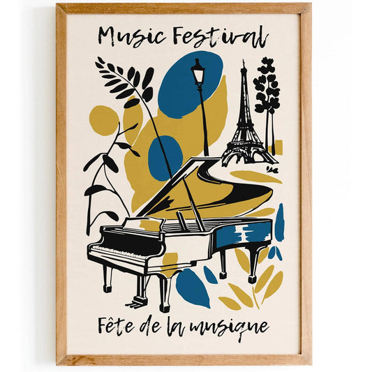 Fete de la Musique French Poster 2025