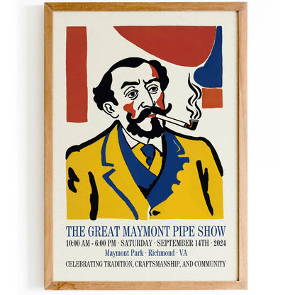 Retro Maymont Pipe Show Poster