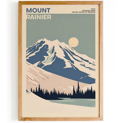 Mount Rainier National Park Poster