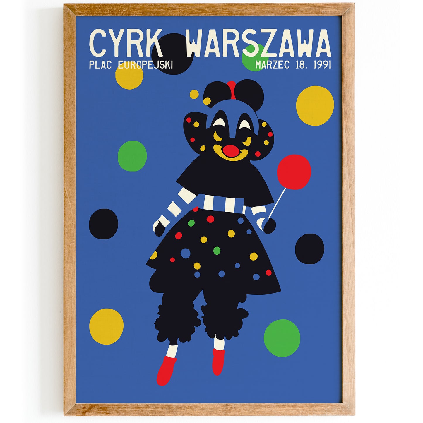 1991 CYRK Vintage Polish Circus Poster