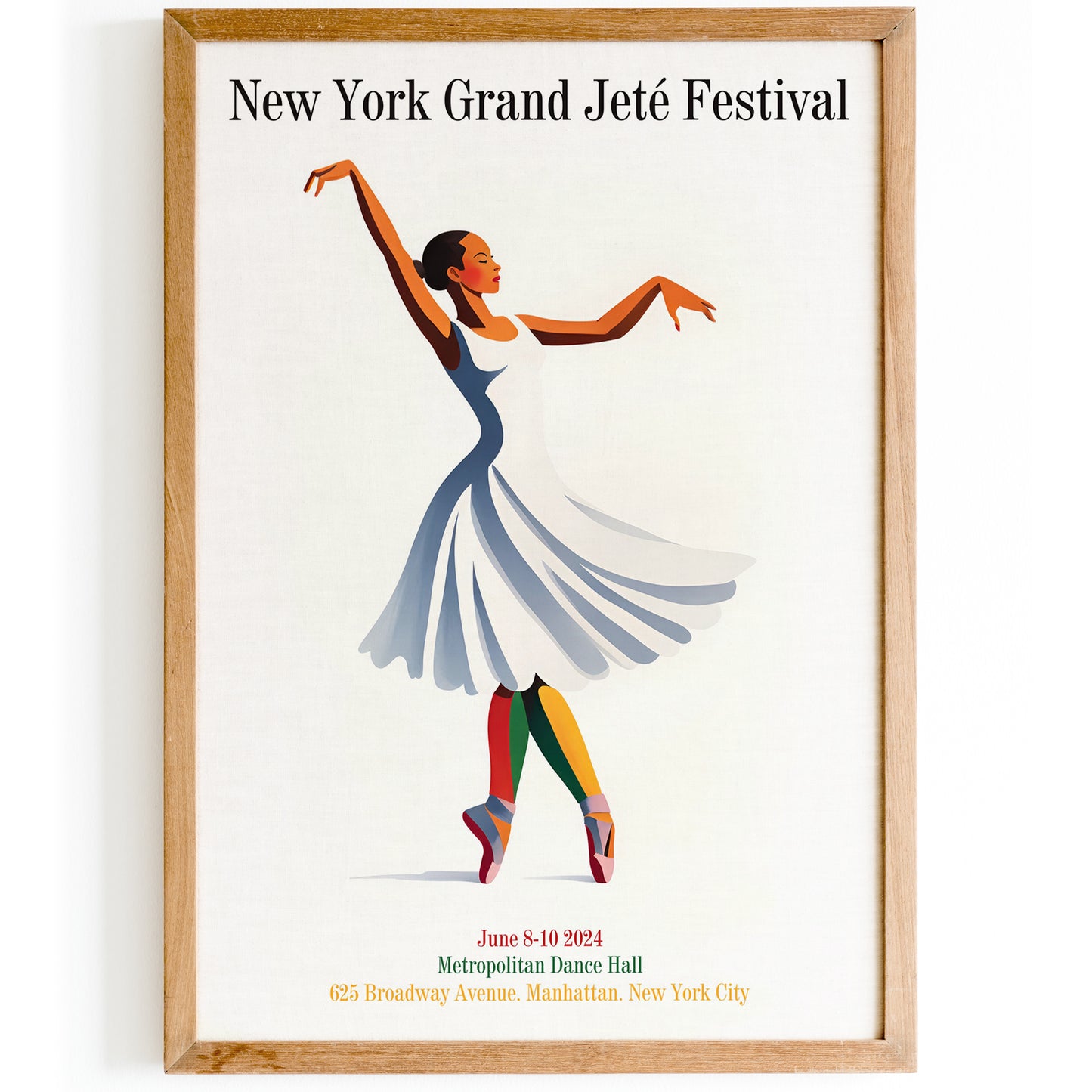 New York Grand Jeté Ballet Festival Poster