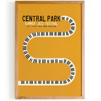 Central Park Summer Jazz Festival 2003 Poster
