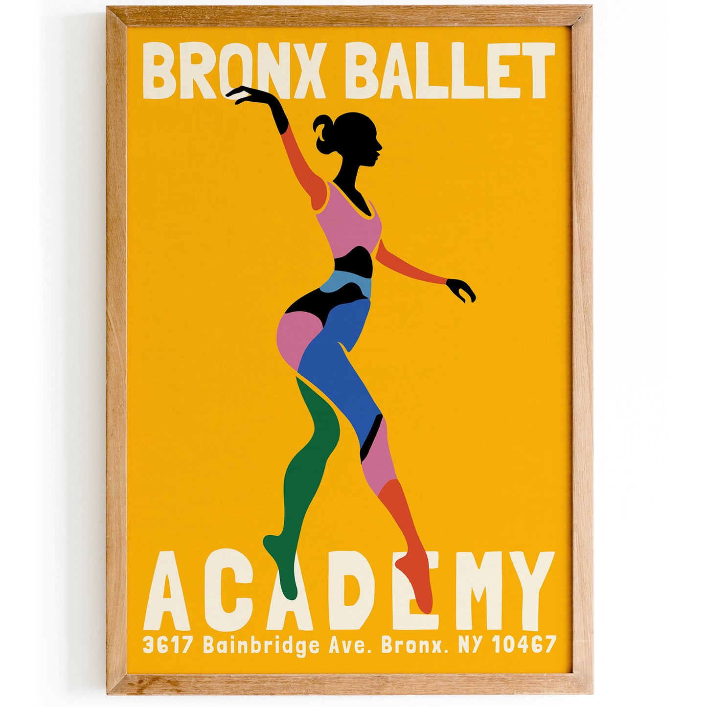 Bronx Ballet NYC Ballerina Poster