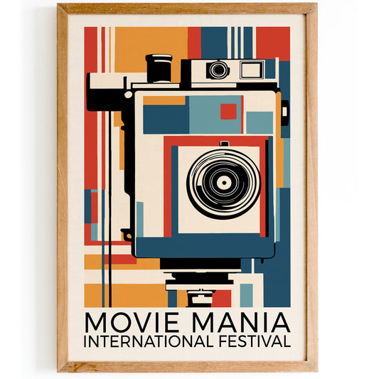 Movie Mania Cinema Fans Art Print