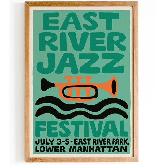 East River Jazz Festival Poster