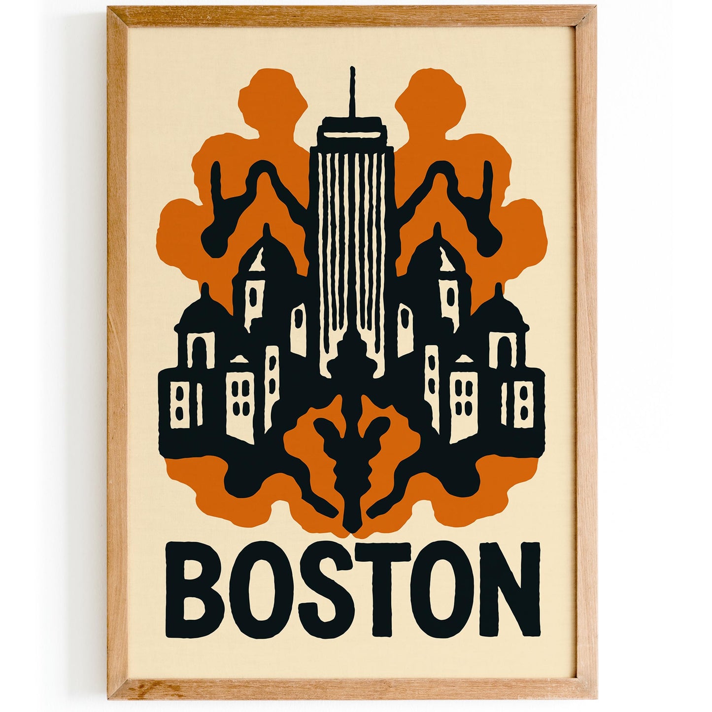 Boston Skyline Poster