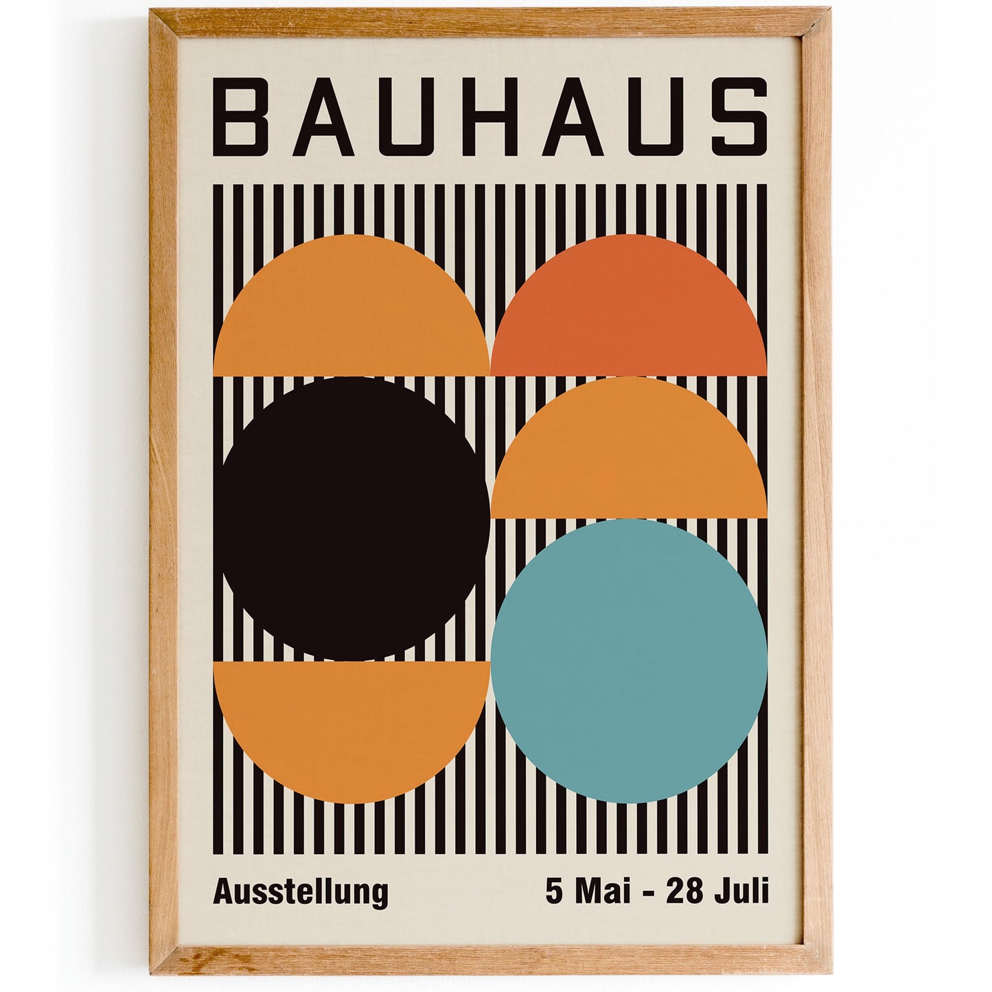 Bauhaus Ausstellung Geometric Art Print