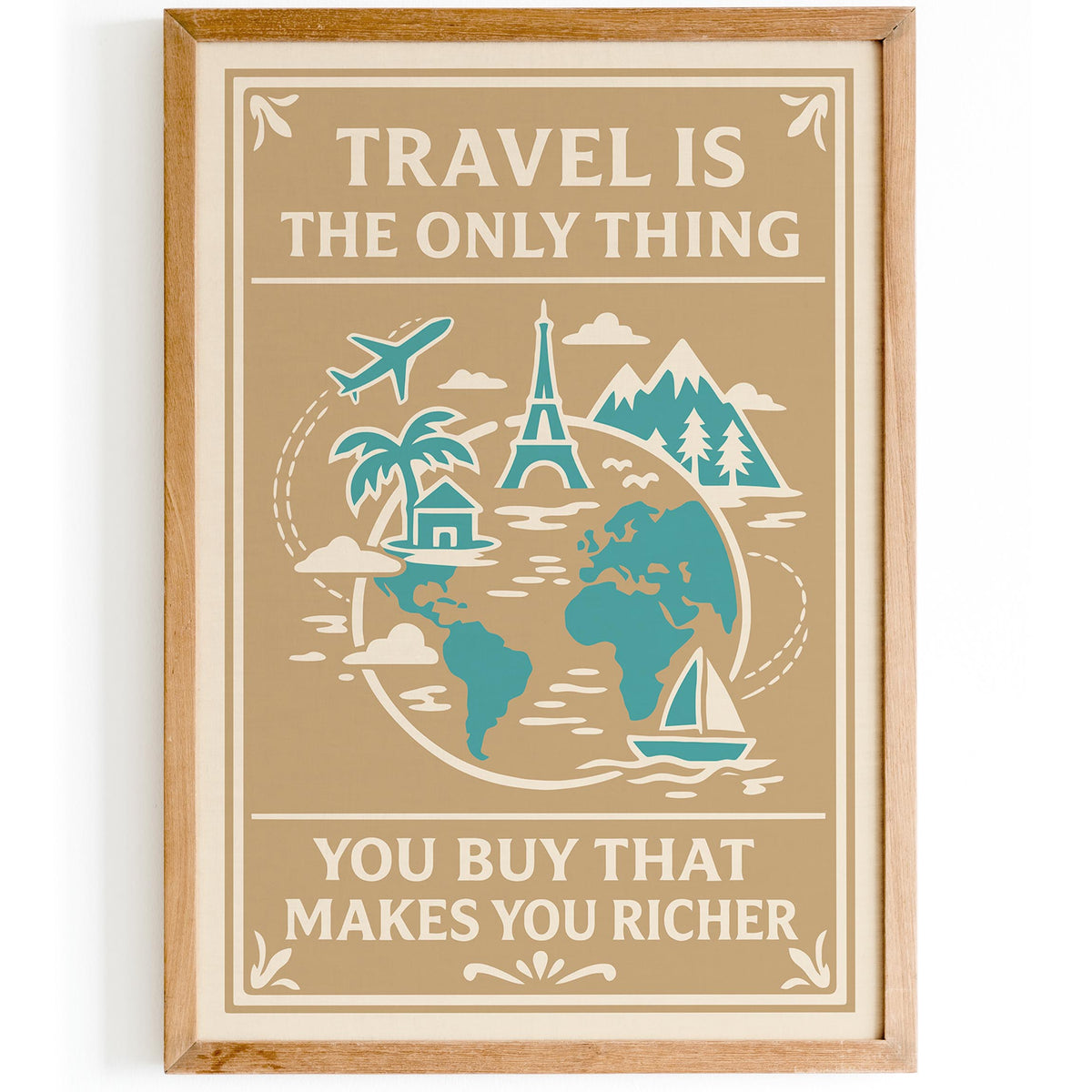 Travel Quote Poster