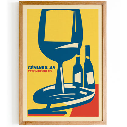 French Wine Vintage Wall Art Poster