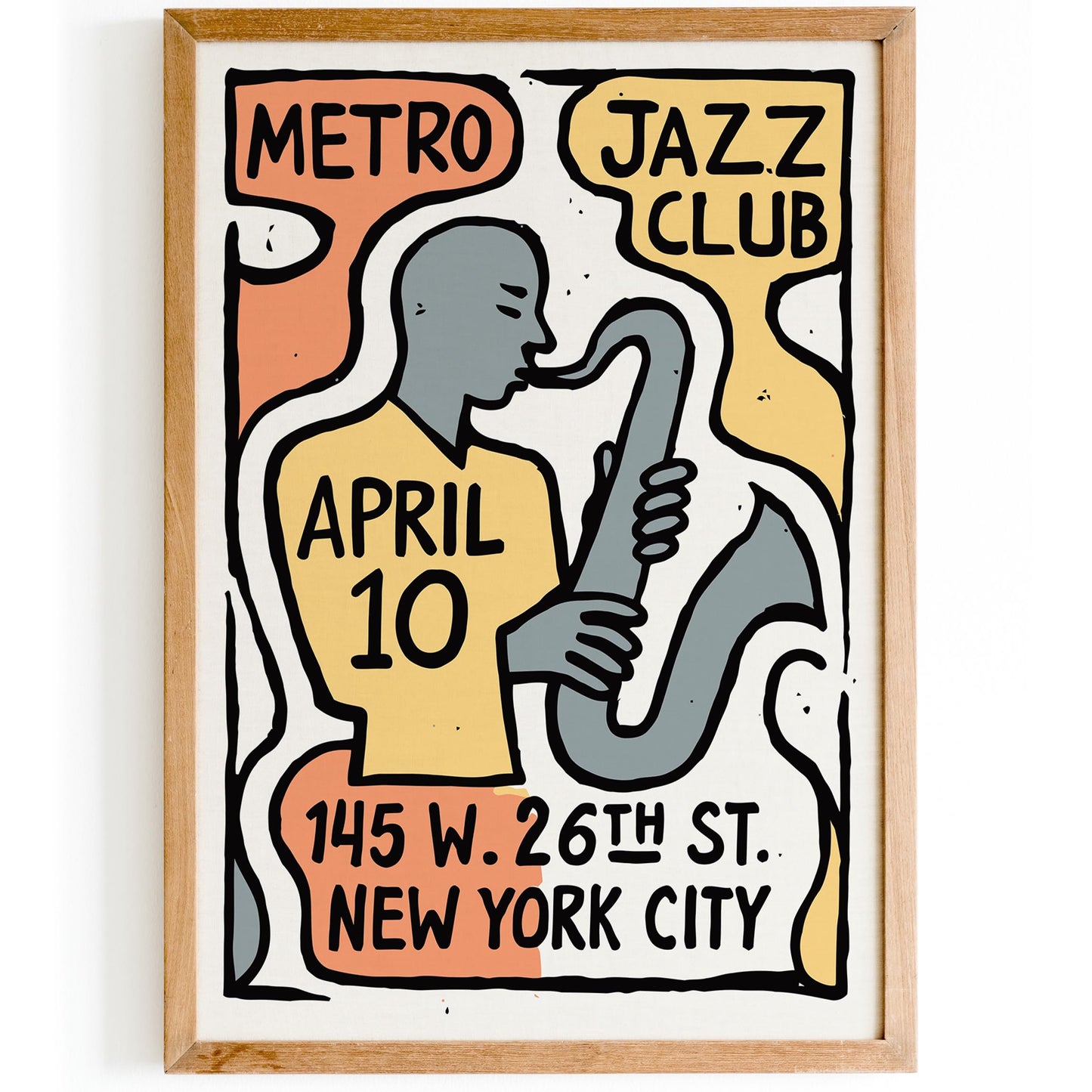 Metro Jazz Club Poster