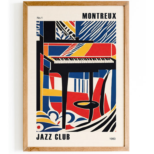 Montreux Jazz Club Poster