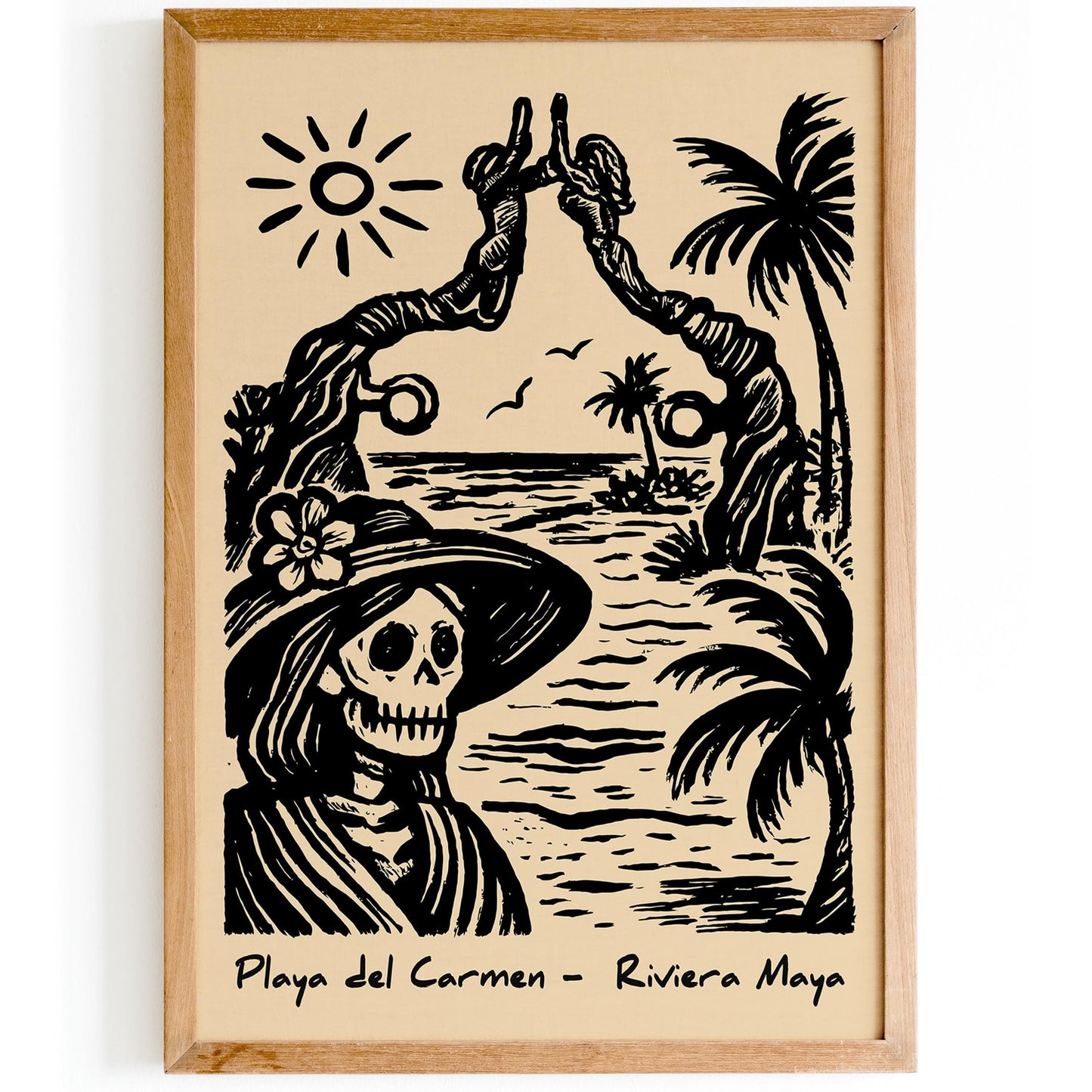 Playa del Carmen Poster - Riviera Maya Mexico Print