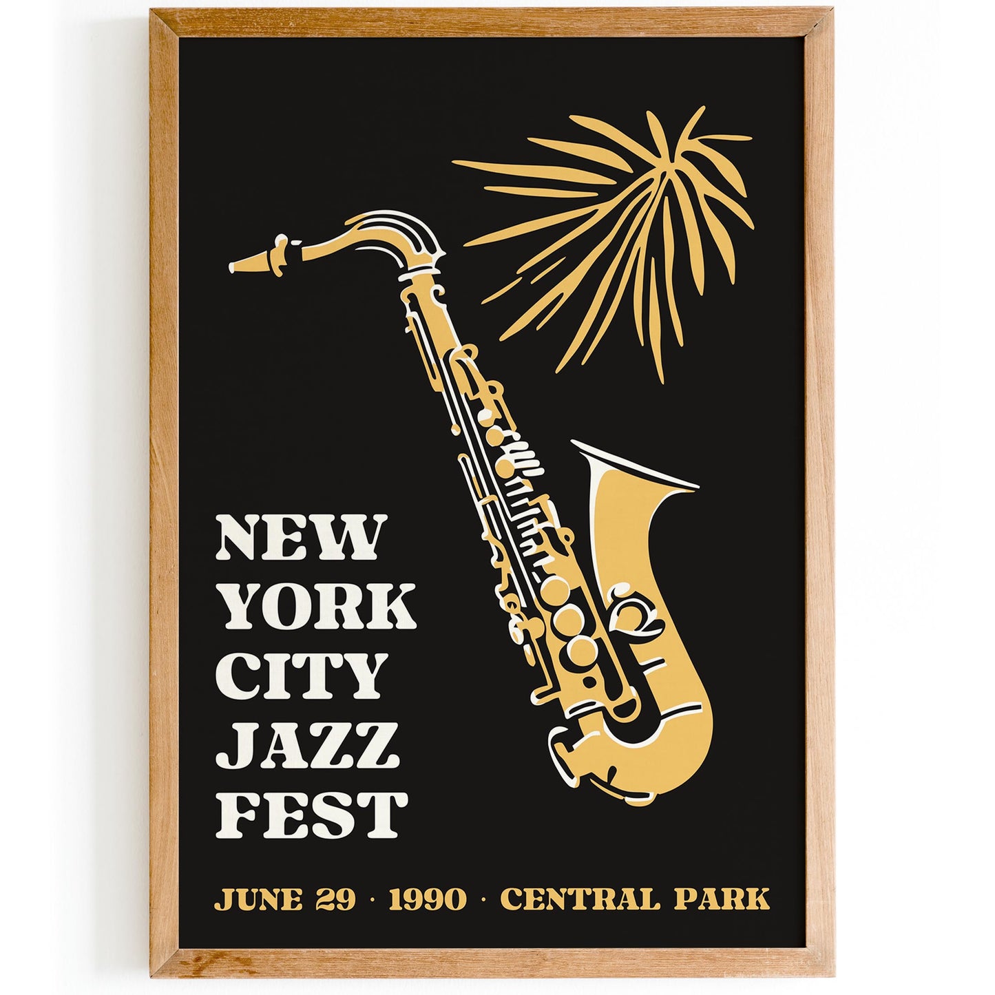 NYC Jazz Fest 1990 Poster Print