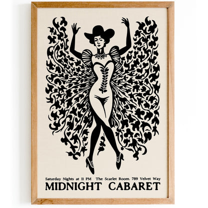 Midnight Cabaret Performance Wall Art