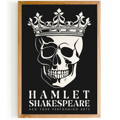 Hamlet Shakespeare NYC Art Print