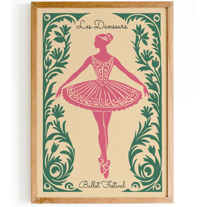 Ballet Festival French Music Poster