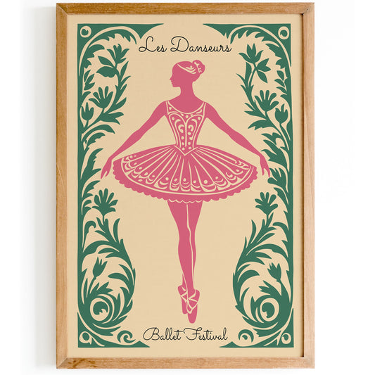 Ballet Festival French Music Poster