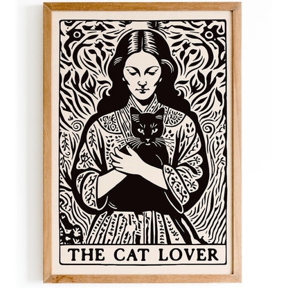 Cat Lover Art Print