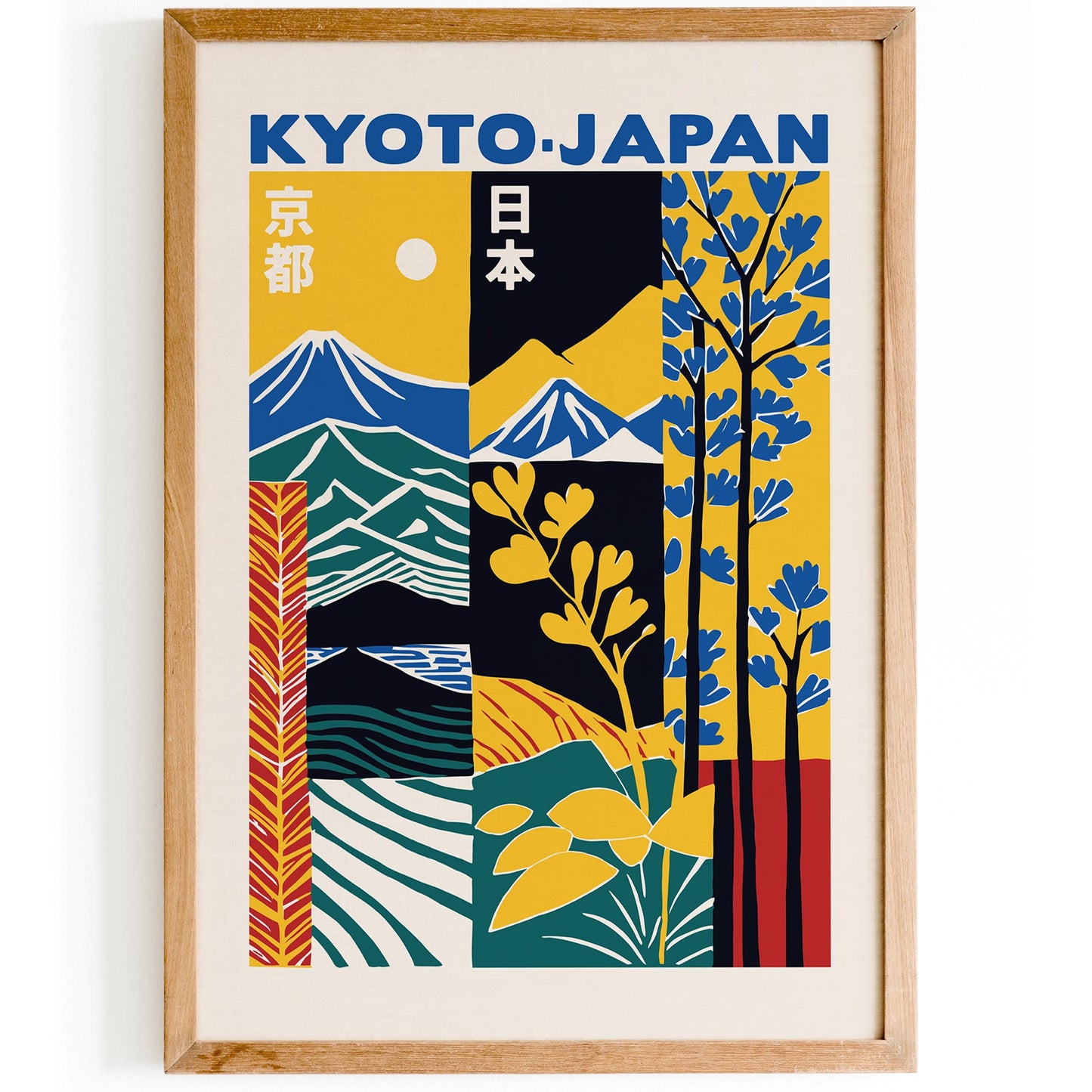 Kyoto Japan Travel Art Print Poster