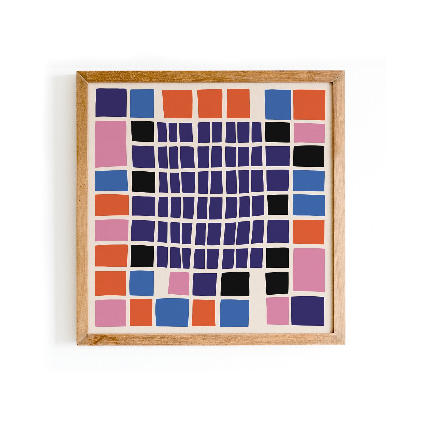 Mid Century Colorblocks Art Print