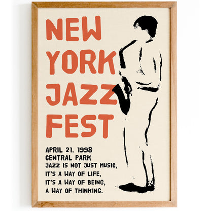 New York Jazz Fest Poster