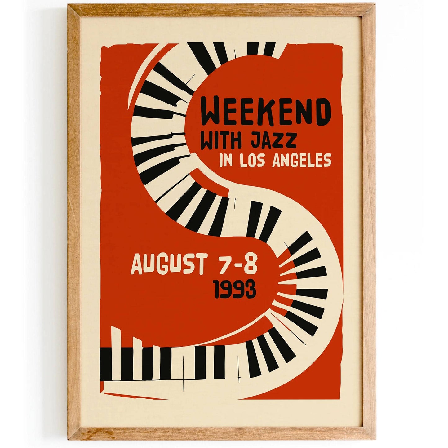 Weekend With Jazz in Los Angeles Poster
